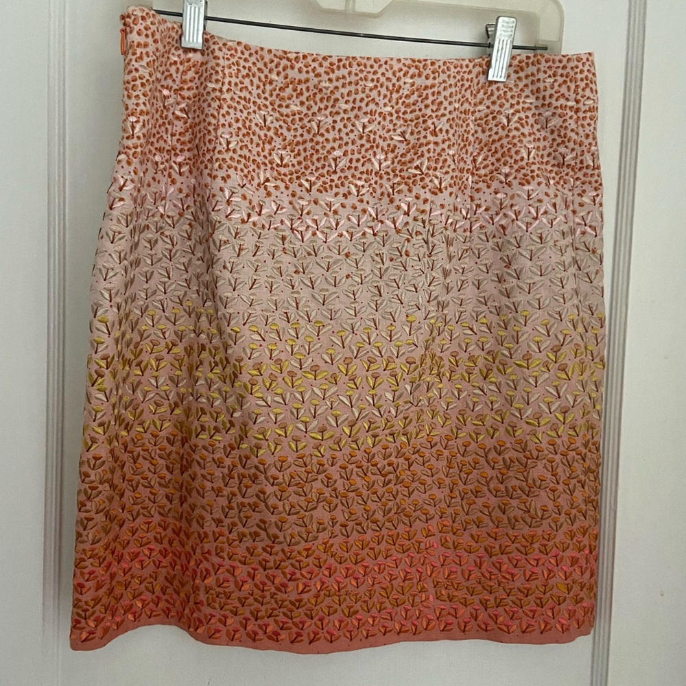 Beautiful embroidered skirt from Anthropologie
